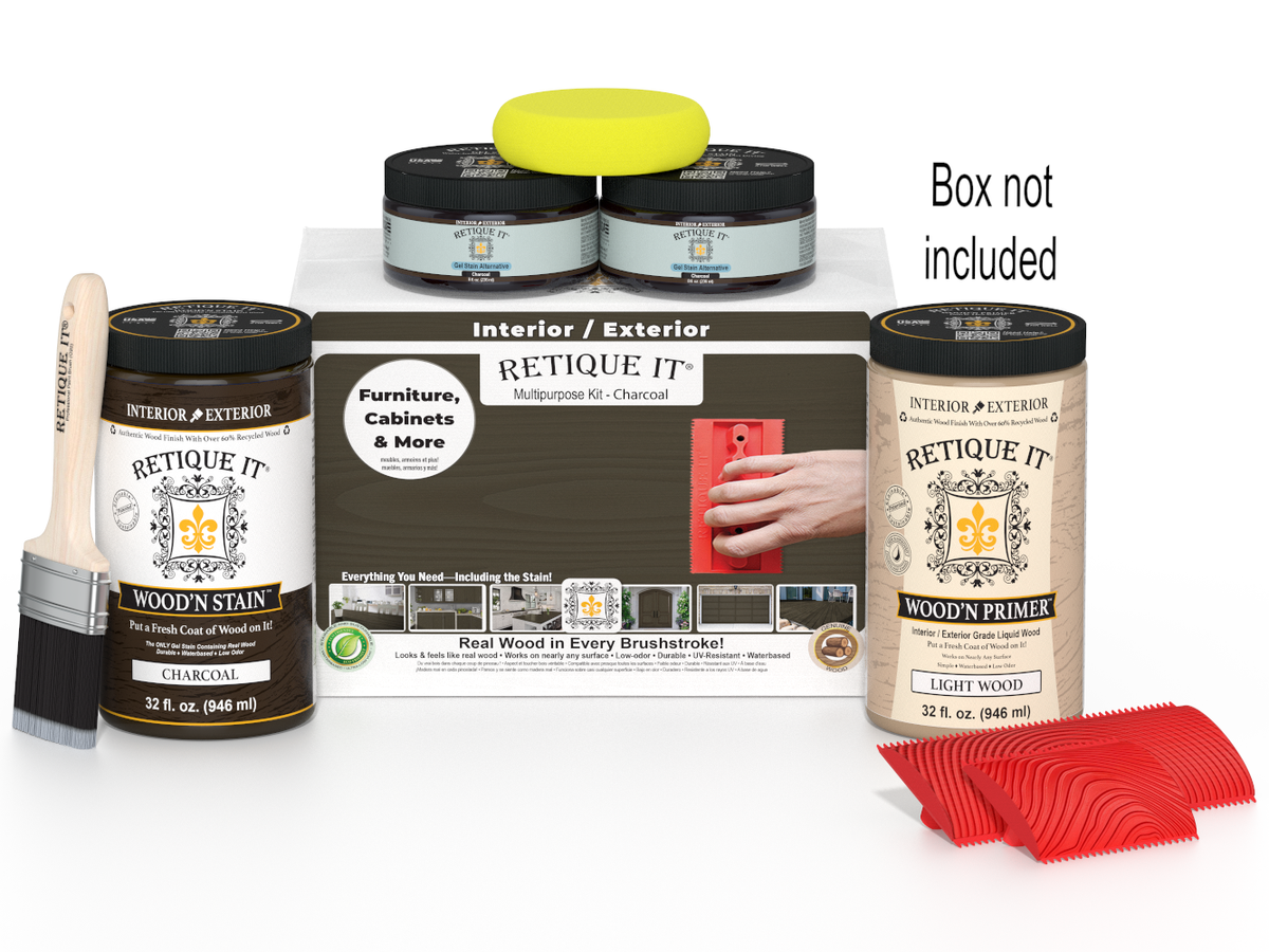 Multi-purpose Wood'n Kit (Large) - Charcoal