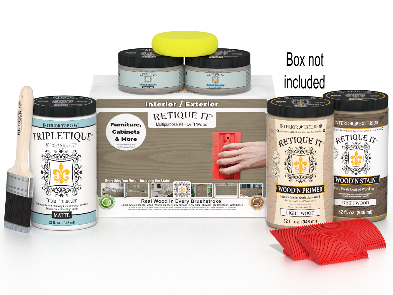 Multi-purpose Wood'n Kit (Large) - Drift Wood - Interior Top Coat