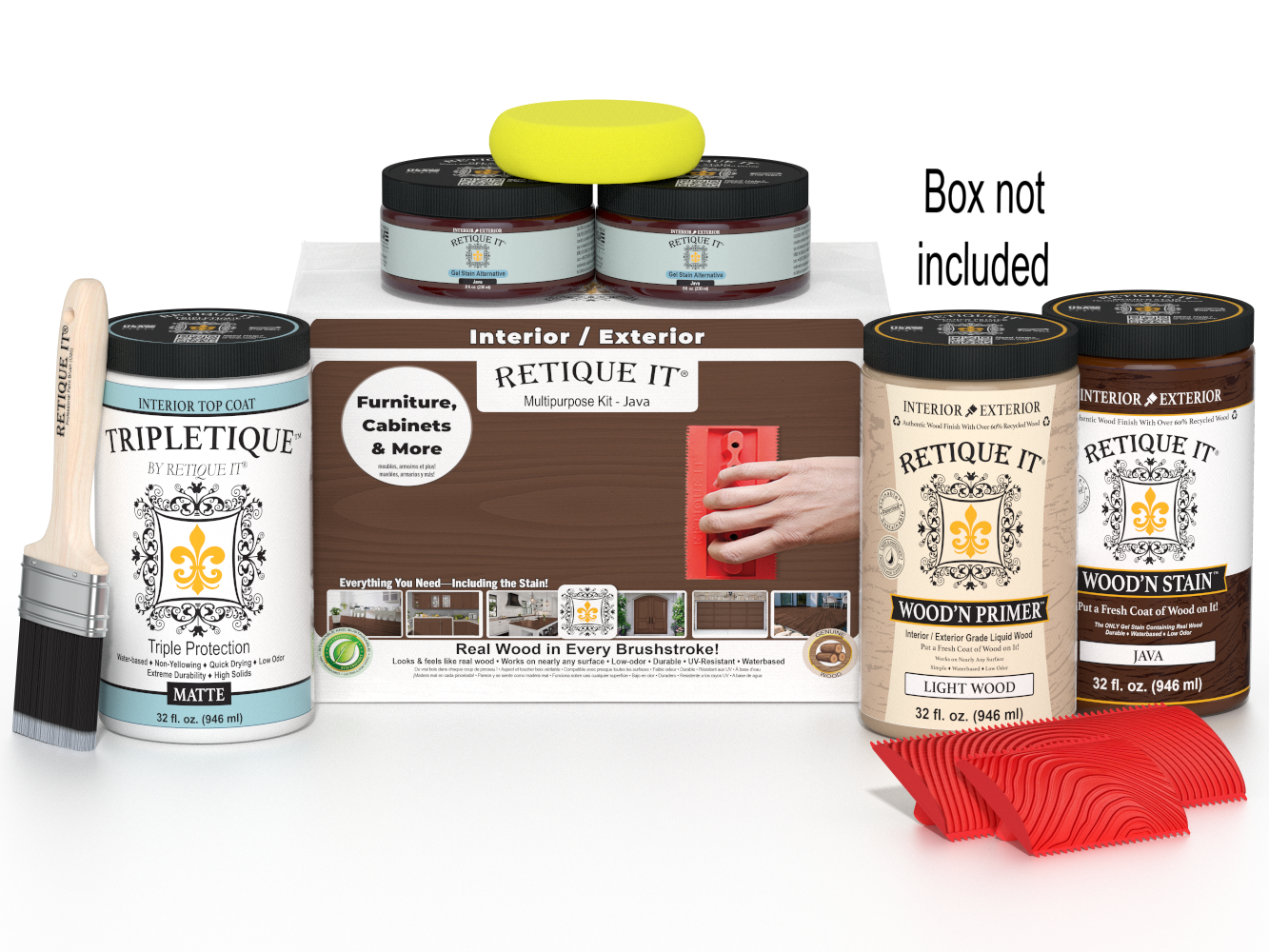 Multi-purpose Wood'n Kit (Large) - Java - Interior Top Coat