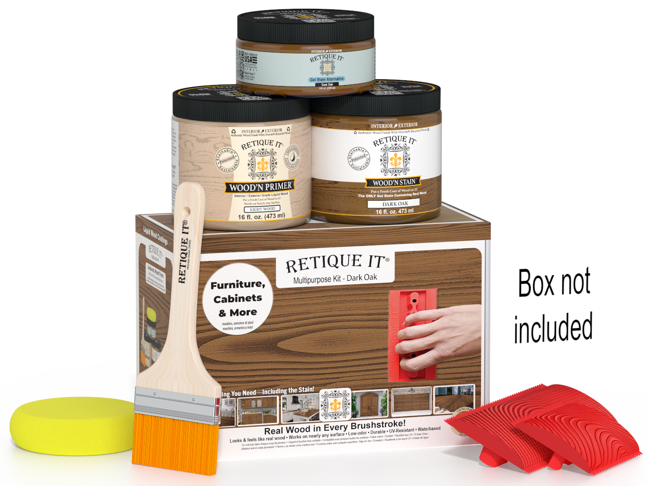 Multi-purpose Wood'n Kit (Med) - Dark Oak