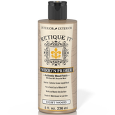 Bottle of Retique It Wood'n Primer on a white background