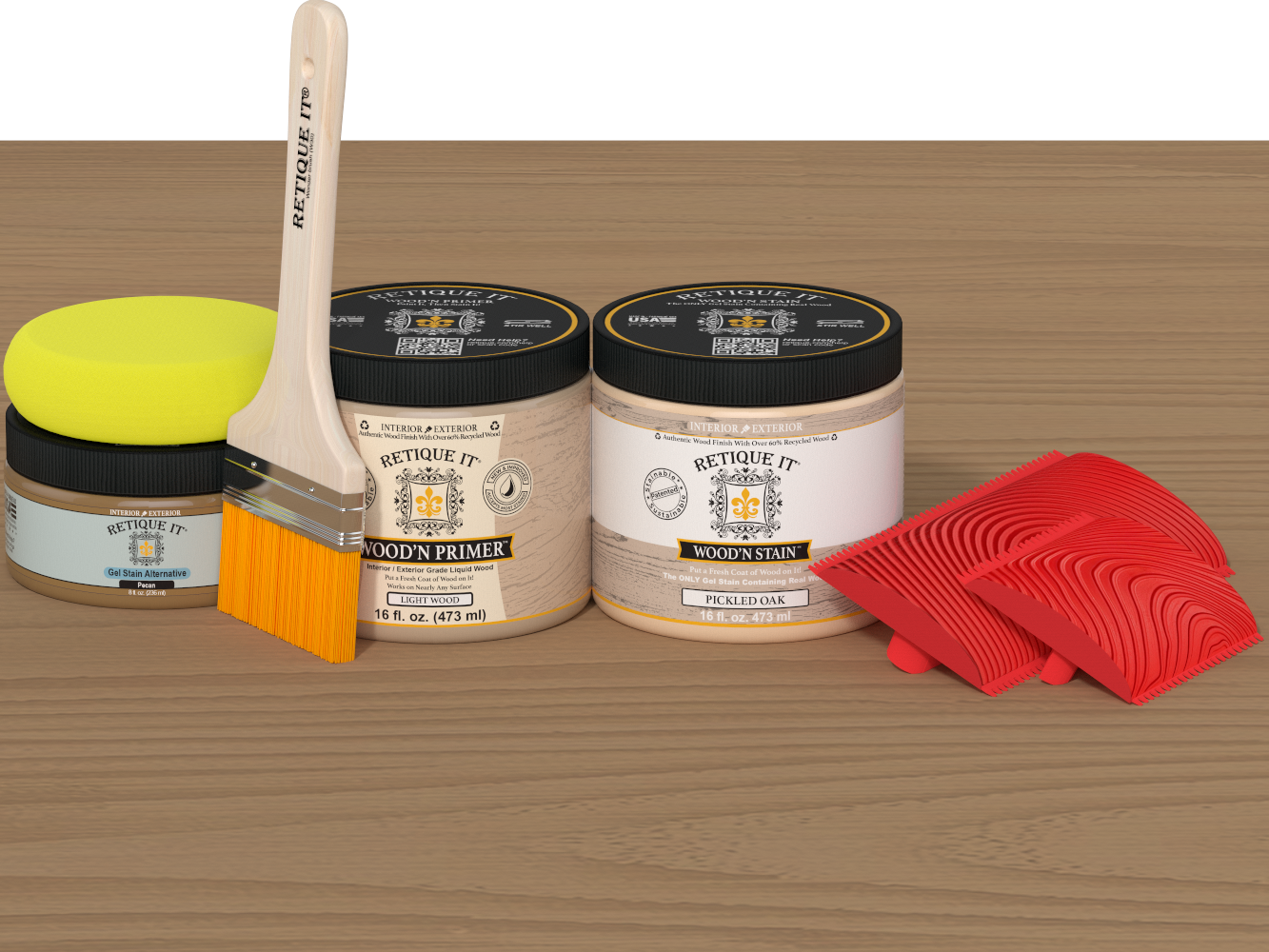 Multi-purpose Wood'n Kit (Med) - Pickled Oak