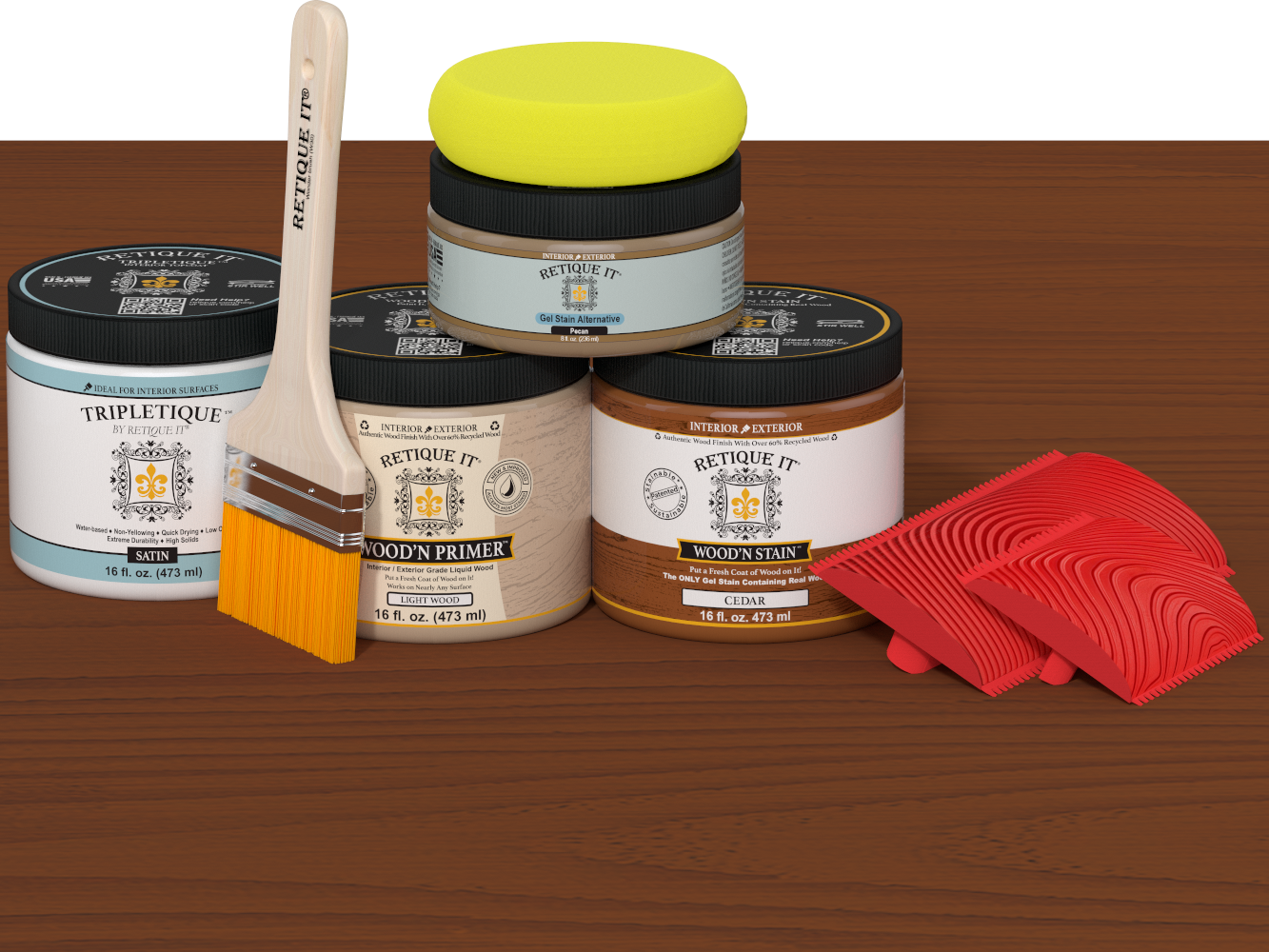 Multi-purpose Wood'n Kit (Med) - Cedar - Interior Top Coat