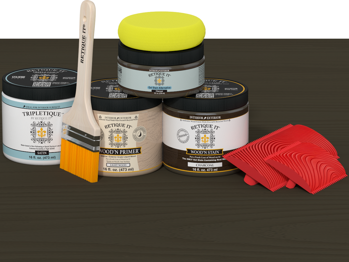 Multi-purpose Wood'n Kit (Med) - Charcoal - Interior Top Coat