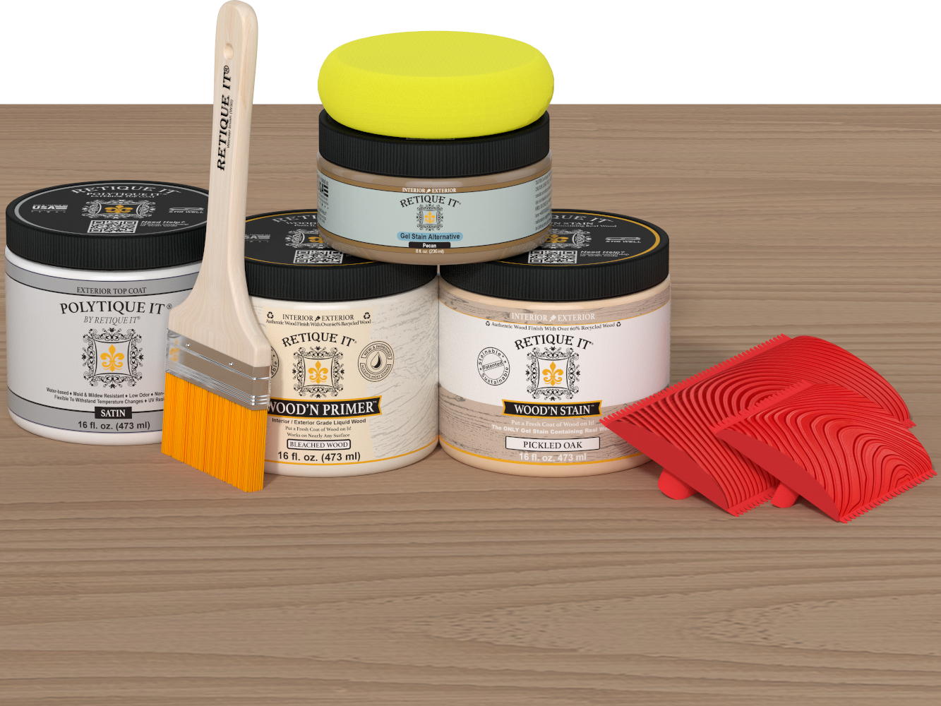 Multi-purpose Wood'n Kit (Med) - White Oak - Exterior Top Coat