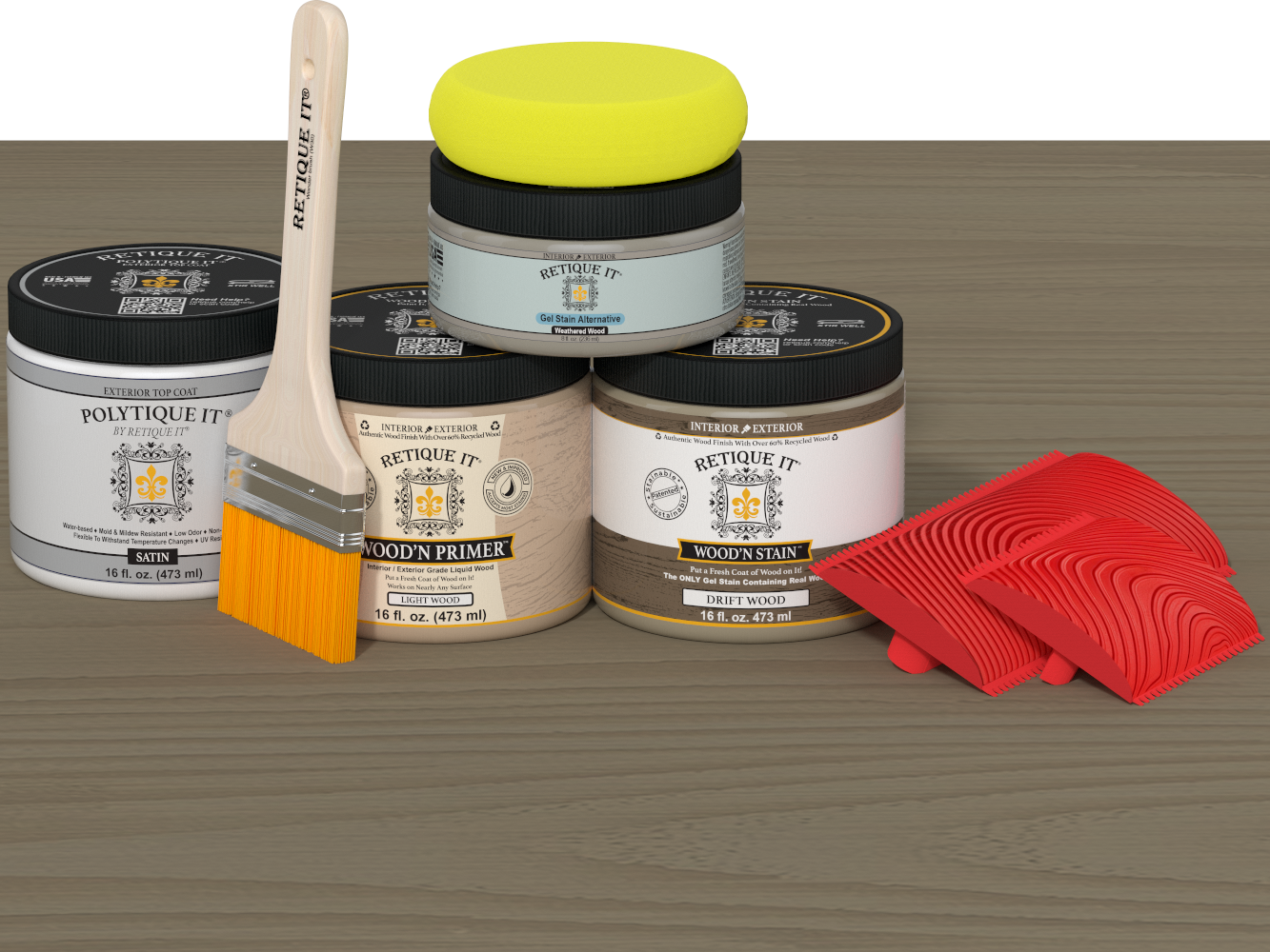 Multi-purpose Wood'n Kit (Med) - Drift Wood - Exterior Top Coat