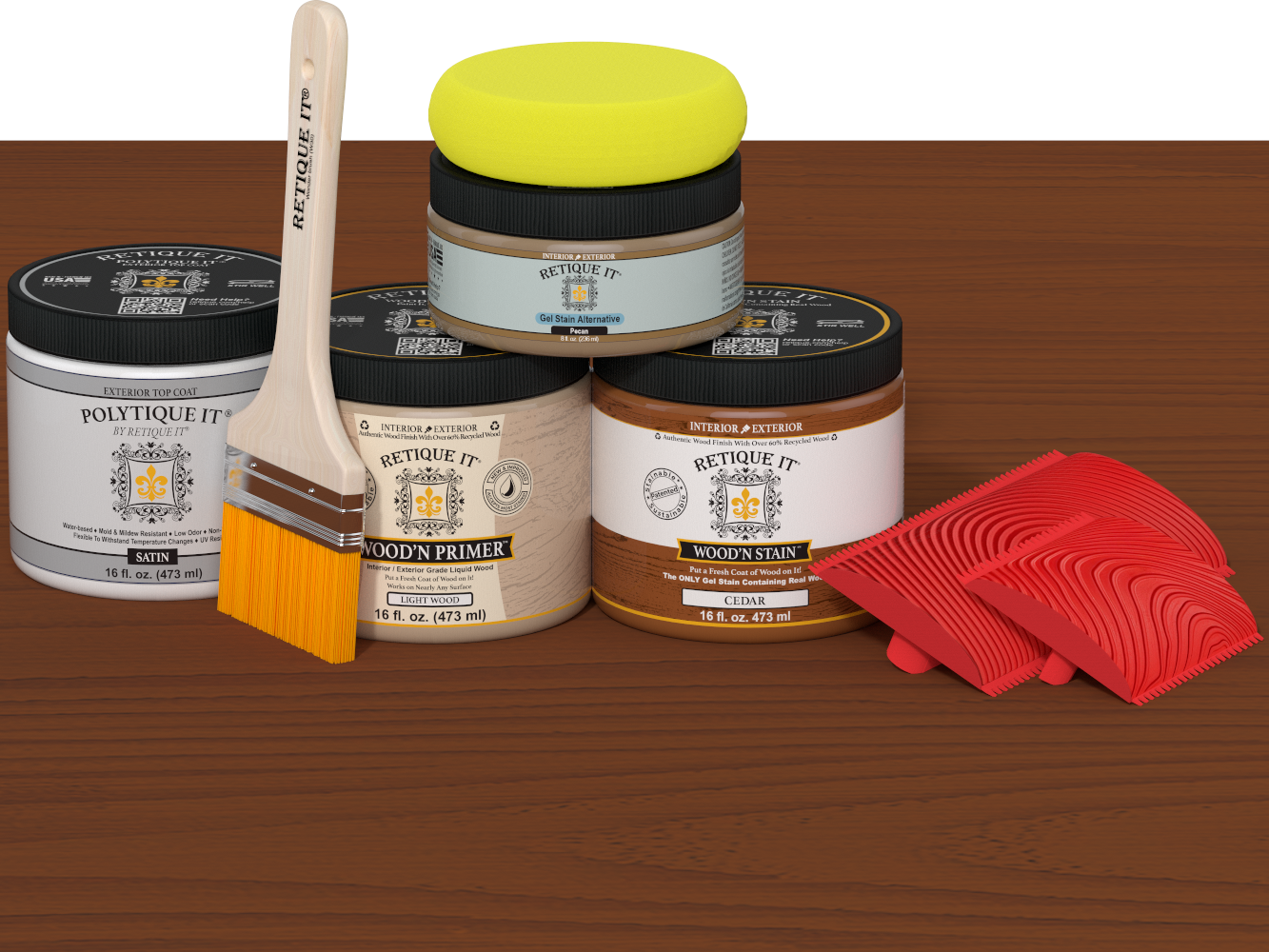 Multi-purpose Wood'n Kit (Med) - Cedar - Exterior Top Coat