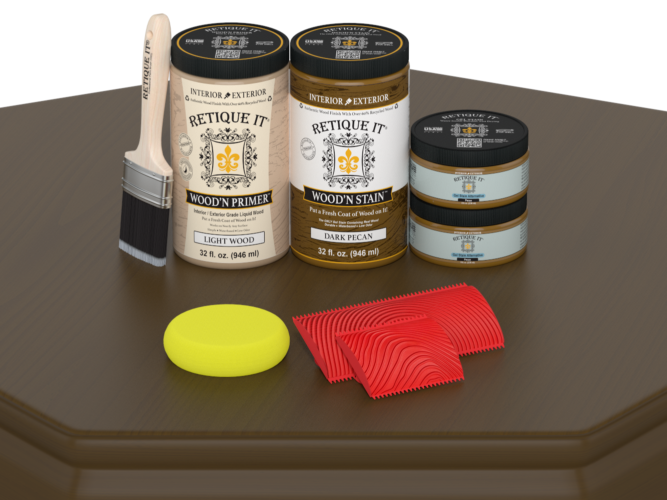 Multi-purpose Wood'n Kit (Large) - Dark Pecan