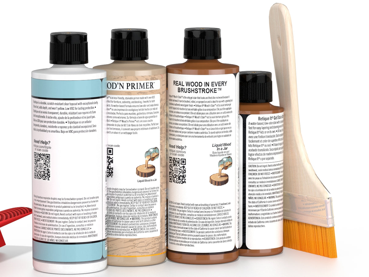 Tabletop Wood'n Finish Kit - Dark Oak