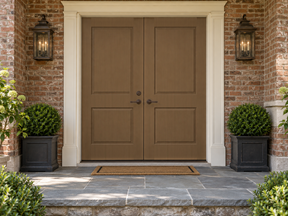 Dark oak wood stain kit for double doors by Retique It, showcasing a smooth finish for a polished, natural look.