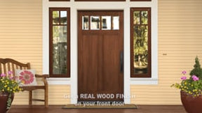 Wood'n Finish Front Door Kit - Pickled Oak