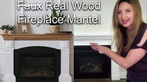 Fireplace Mantel Wood'n Finish Kit - Black Walnut