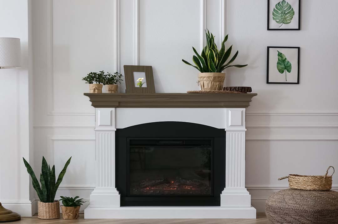 Wood'n Finish Fireplace Mantel Kit - Charcoal