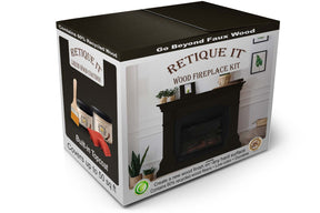 Fireplace Wood'n Kit (Full Fireplace) - Classic Black
