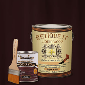 Liquid Wood Kit - Black Cherry Oil-based Stain